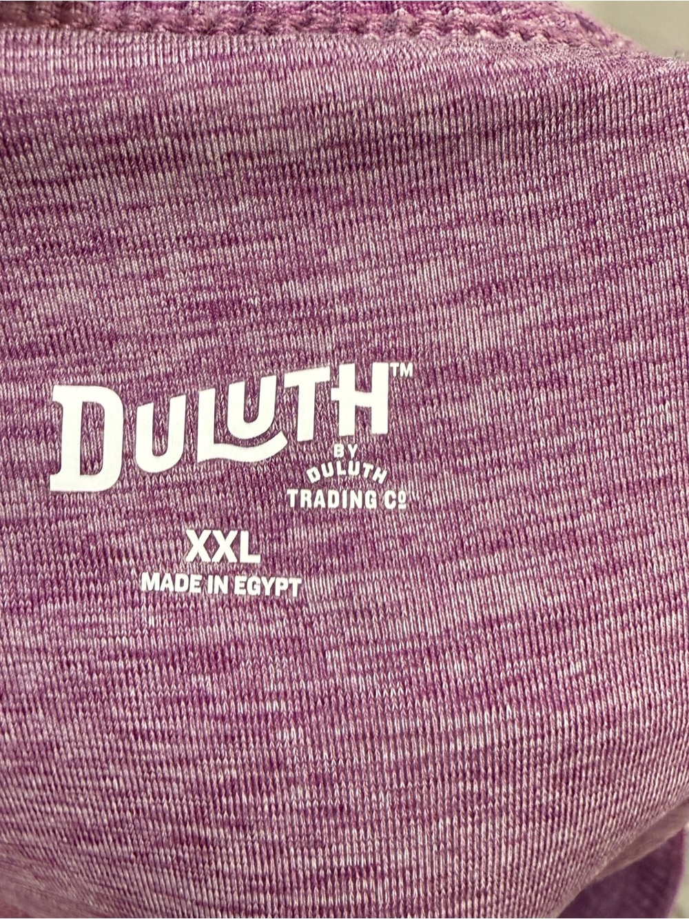 Duluth Trading Co Purple Heather Pull-On Skort - Picture 3 of 4